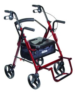Duet Rollator/Transport Chair Blue