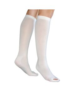 Anti-Embolism Stockings Md/Lng 15-20mmHg Below Knee  Insp Toe